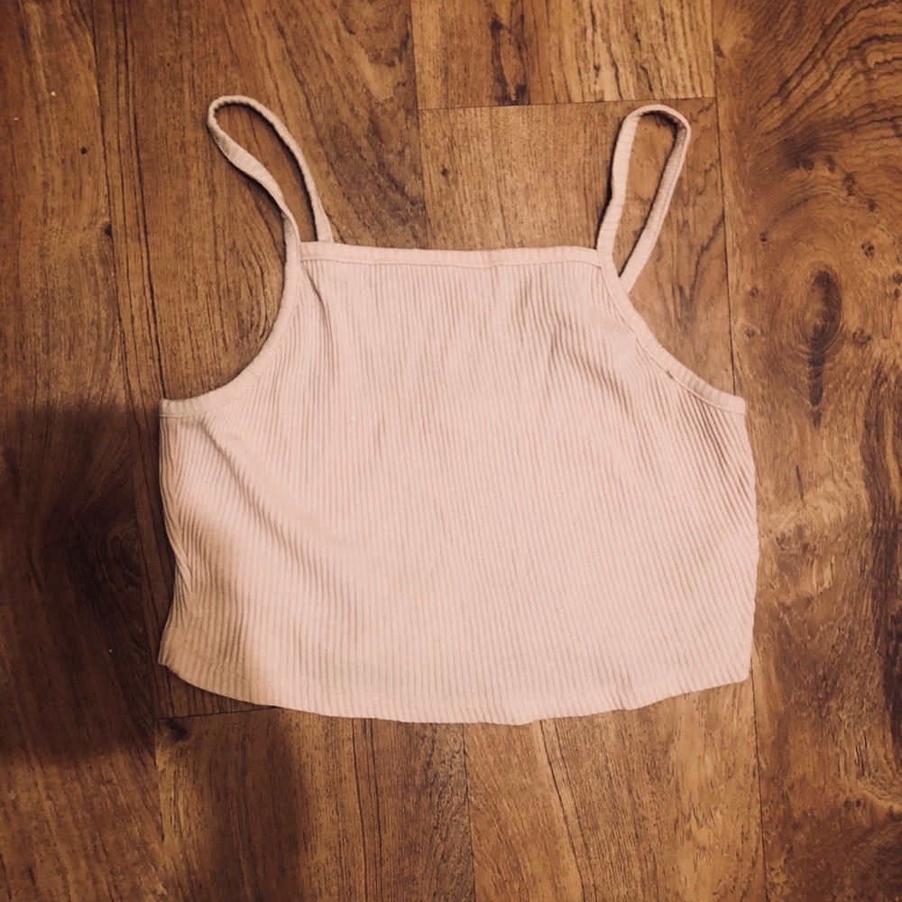 Light pink crop top